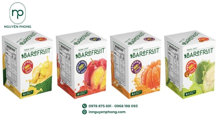 In hộp đựng mít sấy thiết kế nổi bật